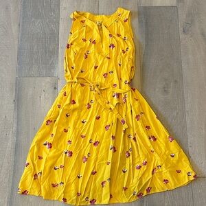 Old Navy Yellow Floral Kids Dress